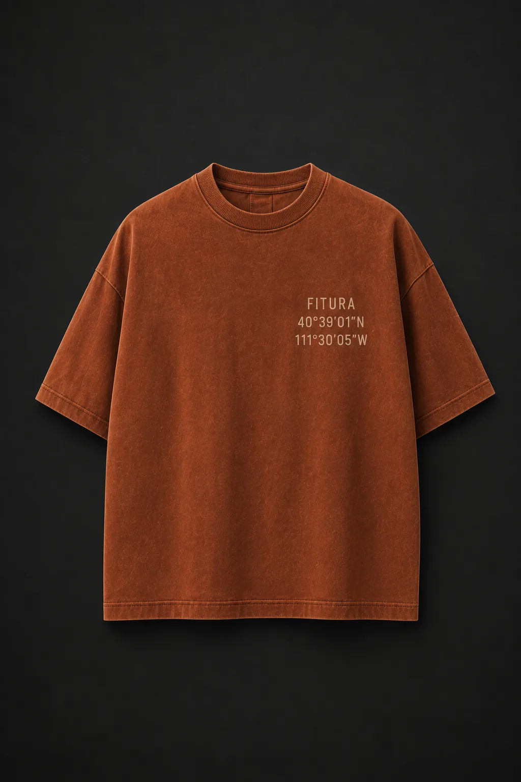 Fitura Coordinates Tee: design concept render